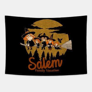 Salem Witches on Vacation Tapestry