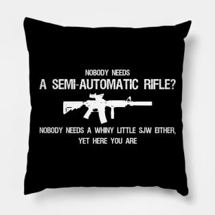 Nobody needs a SJW Pillow