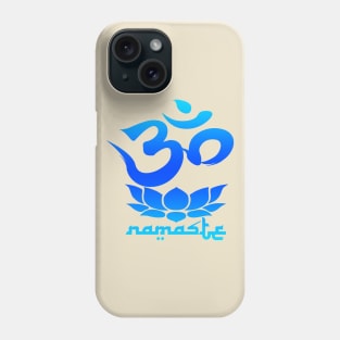 namaste blue Phone Case