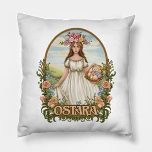 Vintage Blessed Ostara Pillow