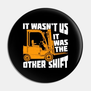 Funny Forklift Operator Gift Pin