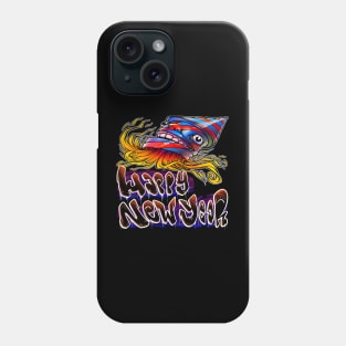 Happy New Year Graffiti Phone Case