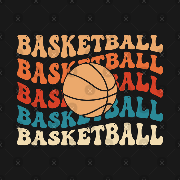 Vintage Basketball Vibes: Retro Hoops Design by OnyxBlackStudio