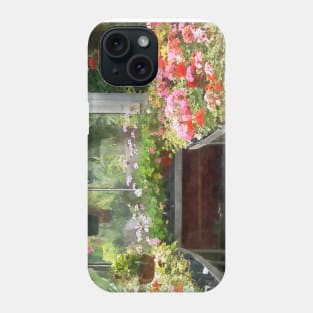 Geraniums in Greenhouse Phone Case