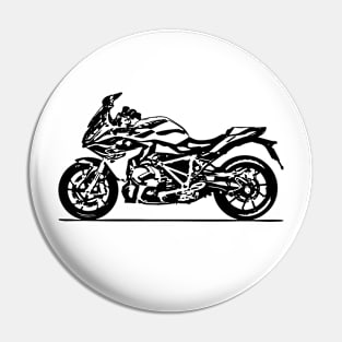 R1250RS Bike Sketch Art Pin