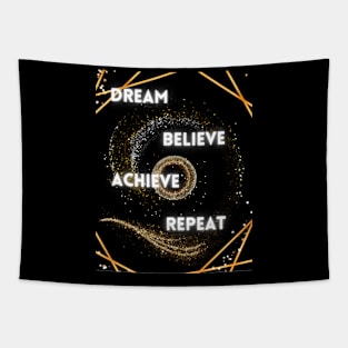 Dream Believe Achieve Repeat Tapestry