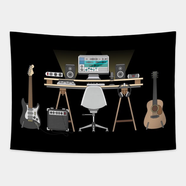 Home Studio Tapestry by TambuStore