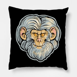 Yeti face Pillow