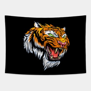 Angry Tiger beast most wanted Tapestry