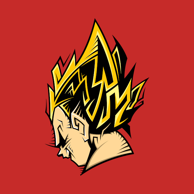 Vegeta SSJ by carter