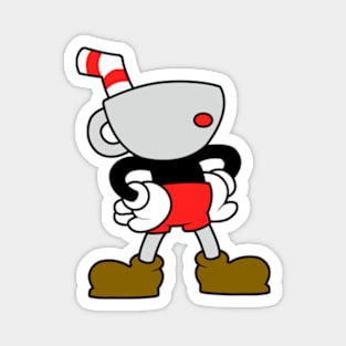 Cuphead Minimalist Magnet