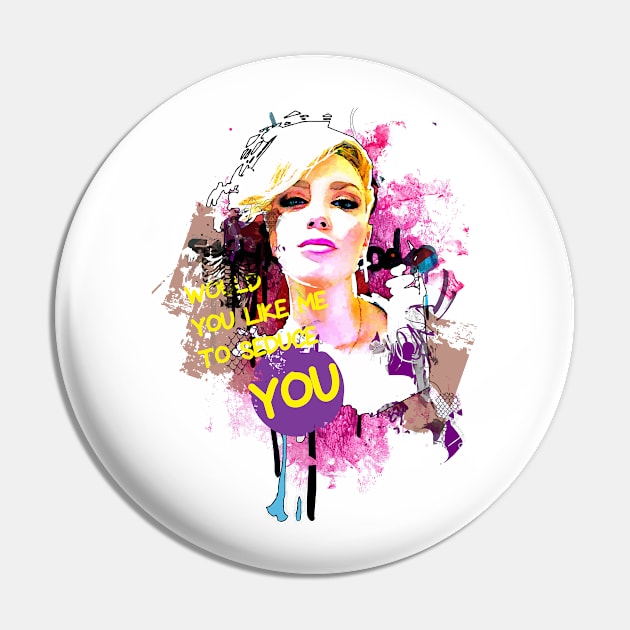 Blue-eyed blonde woman - World You Like Me to Seduce You Pin by jonathanptk