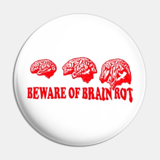 Beware of Brain Rot Pin