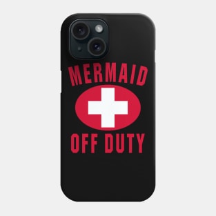 Mermaid Off Duty Red Phone Case
