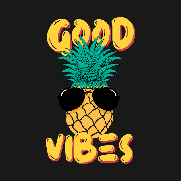 Good Vibes Pineapple by Design Monster