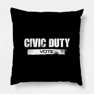 Civic Duty Black ops Pillow