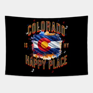 Colorado is my happy place Tapestry