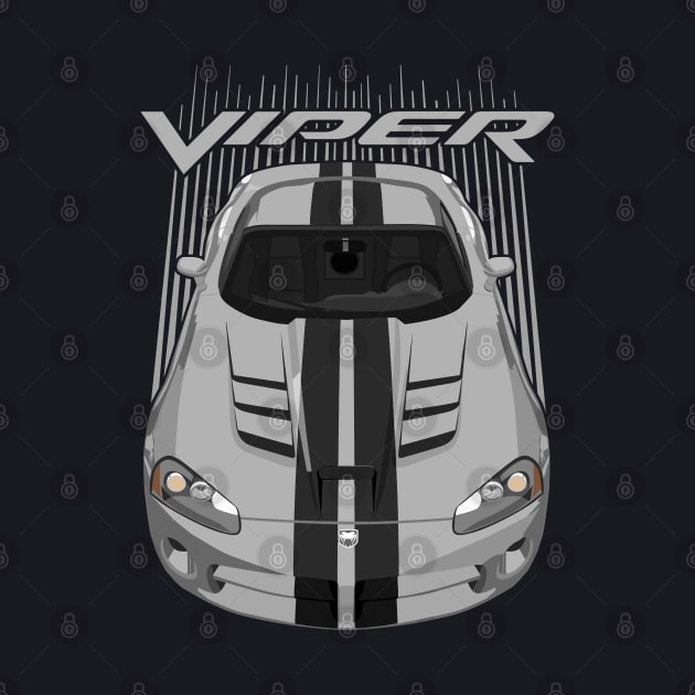 Viper SRT10-silver and black by V8social