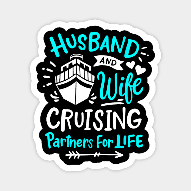 Cruise Husband and Wife Magnet by Saboia Alves