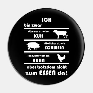 Vegan Vegetarier Tierwohl Gesund Essen Pin