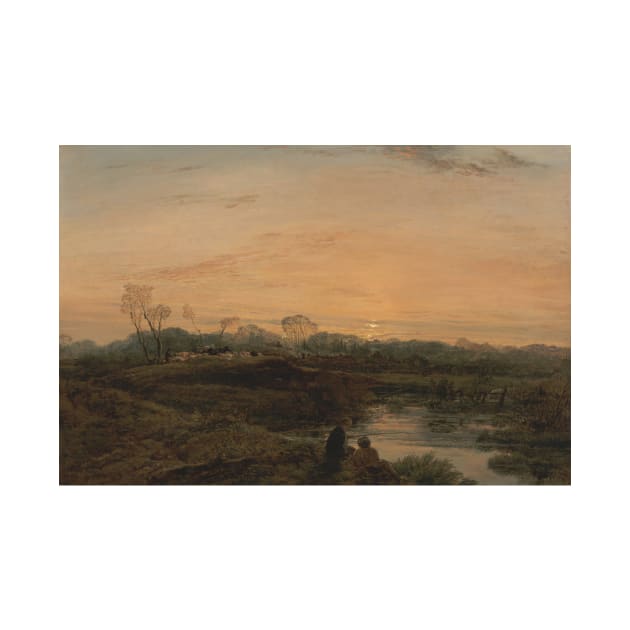 Evening, Bayswater by John Linnell by Classic Art Stall