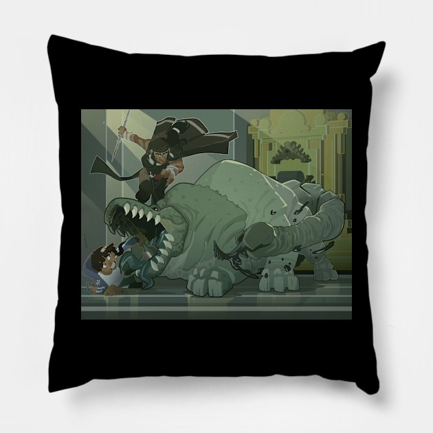 Fantasy Warrior Pillow by santaplix 