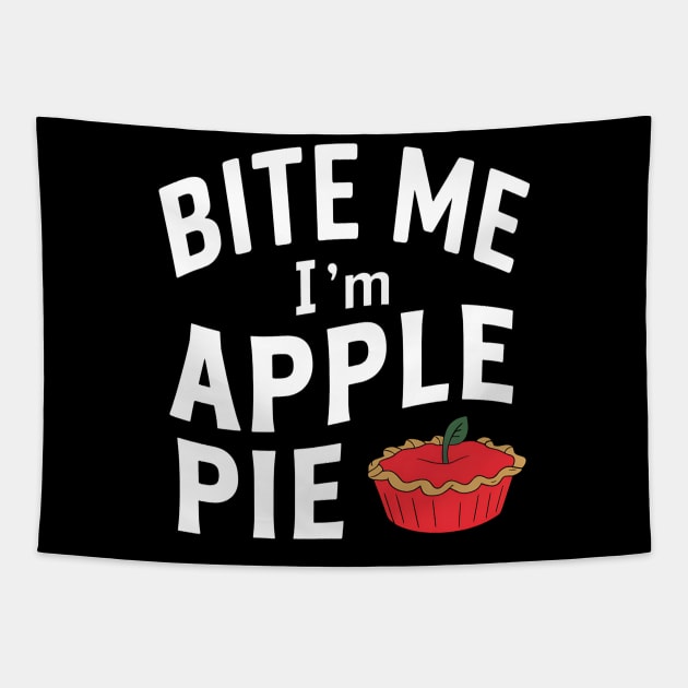 Bite Me I'm Apple Pie Tapestry by NomiCrafts