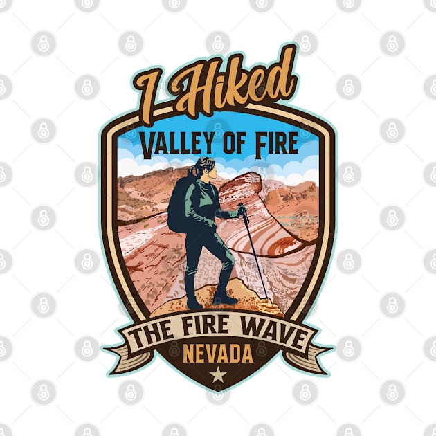 I Hiked The Fire Wave Valley Of Fire State Park Nevada by SuburbanCowboy