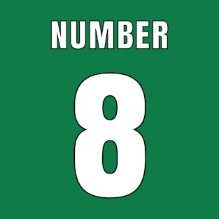 NUMBER 8 BACK-PRINT T-Shirt