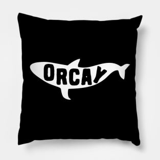 orca whale puns Pillow