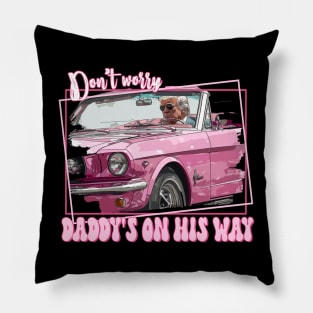 Funny Daddy's Home Trump Pink 2024 Take America Back 2024 Pillow