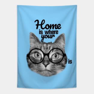 Home is where your cat is Tapestry