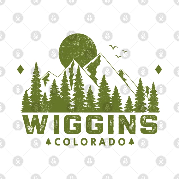 Wiggins Colorado Mountain Souvenir by HomeSpirit