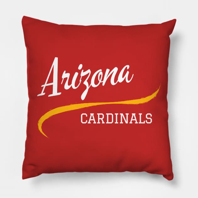 Cardinals Retro Pillow by CityTeeDesigns