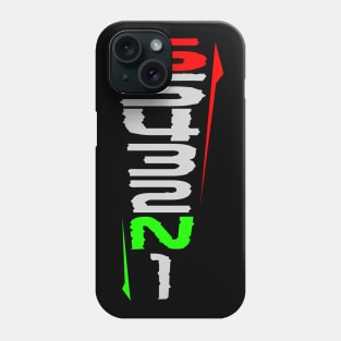 65432N1 Freeze Phone Case