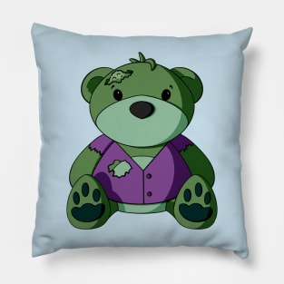 Casual Zombie Teddy Bear Pillow