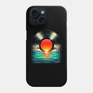 Vinyl Music Record Sunset Phone Case