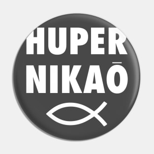 Huper Nikao: It's Just Done - Jesus Fish Pin