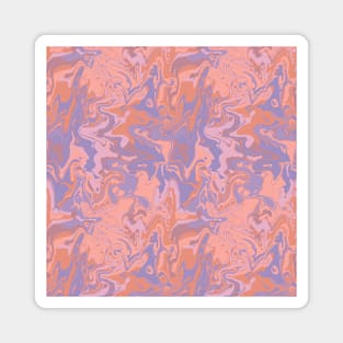 Material Girl Marble - Digital Paint Spill Magnet