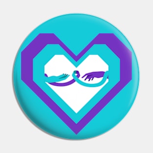 Prevention Awareness Heart Pin