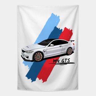 White M4 GTS Tapestry