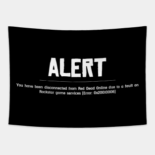 ALERT Disconnected Cowboy Tapestry