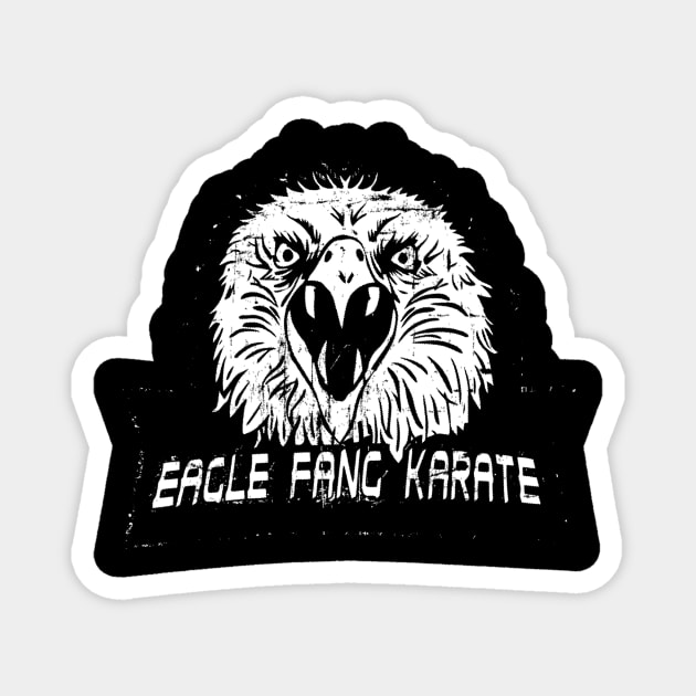 Retro Eagle Fang Karate Magnet by Dotty42