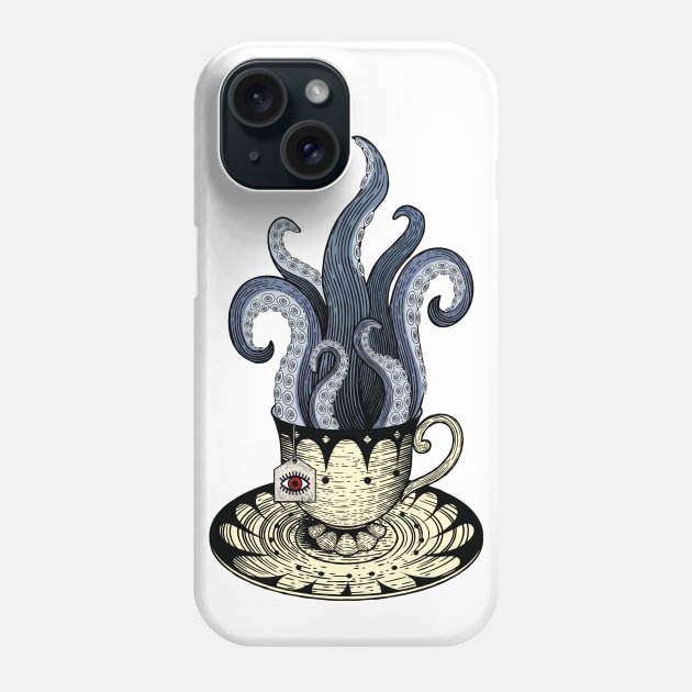 cthulhu tea Phone Case by Laura_Nagel