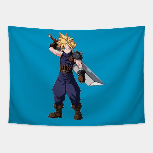 cloud strife Tapestry by fancy ghost