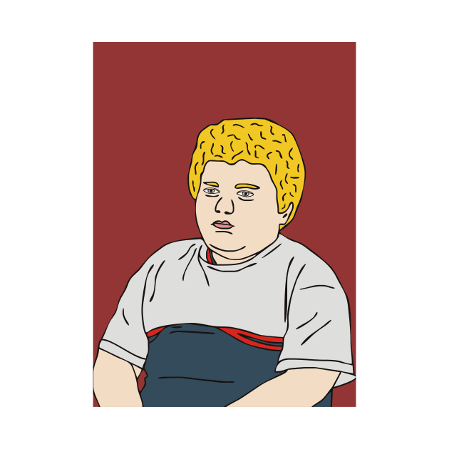 Bad Santa fat kid by grekhov