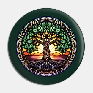 Yggdrasil the World Tree Pin