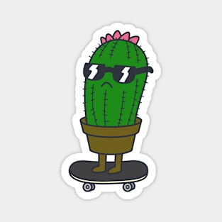 Cactus Skate Magnet