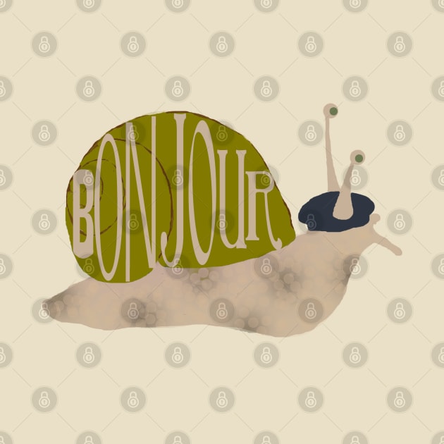 French Snail says Bonjour by ahadden