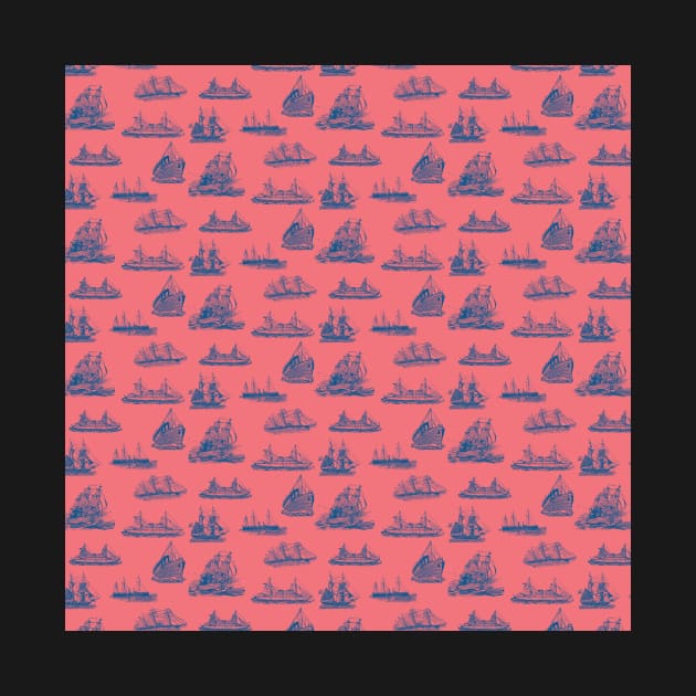 Nautical Ships Pattern by FlashmanBiscuit